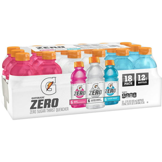 Gatorade G Zero Sugar 3 Flavor Variety Pack Thirst Quencher Sports Drink